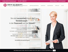 Tablet Screenshot of brockerhoff-finanzberatung.de